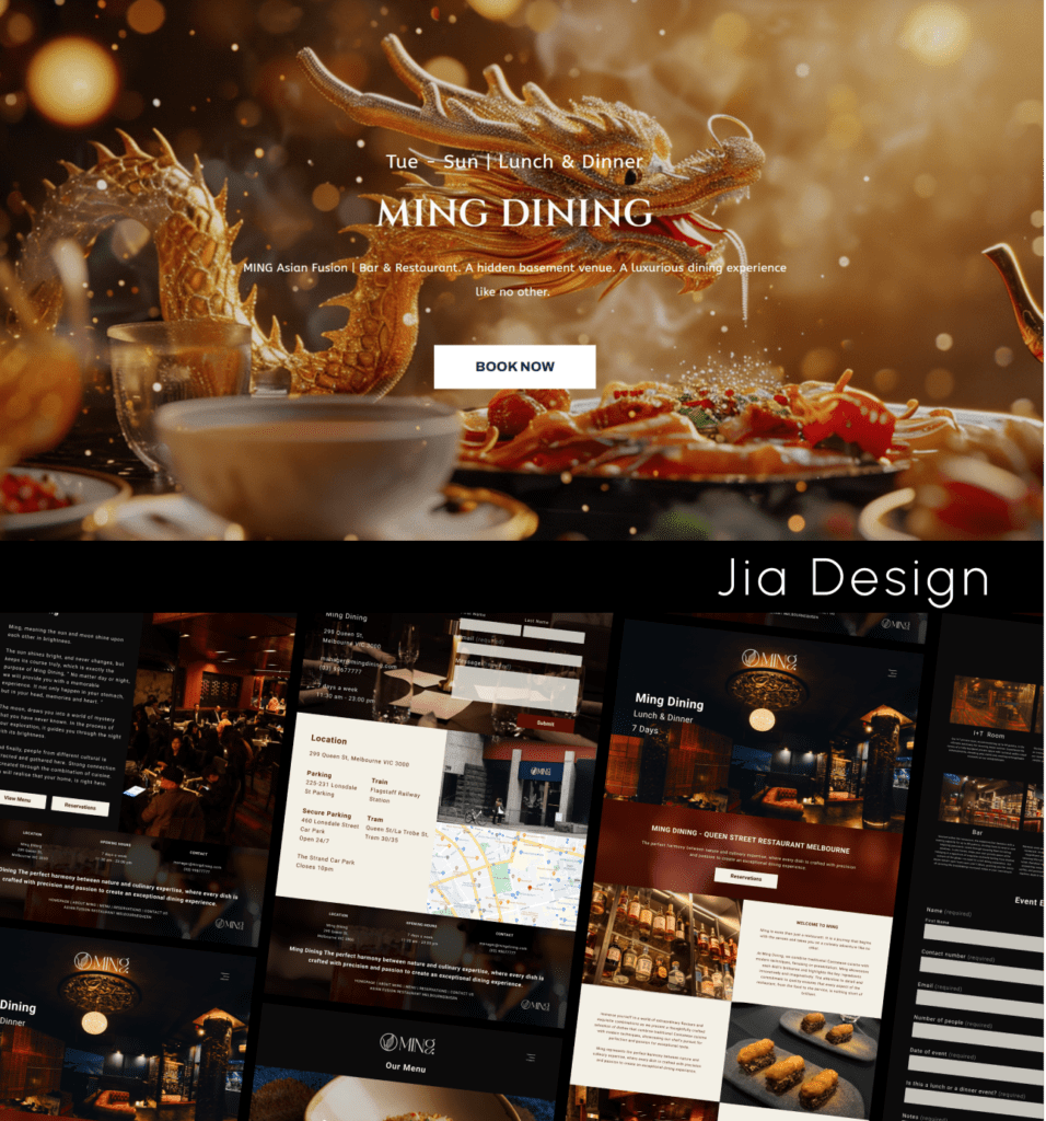 Ming Dining | Web design and SEO
